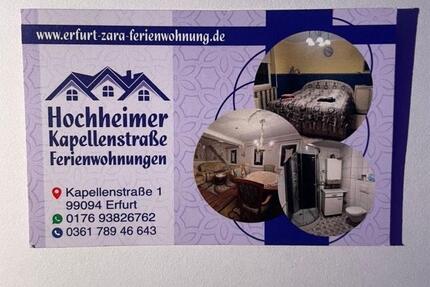 Ferien Unterkunft in Erfurt Hochheim zu vermieten