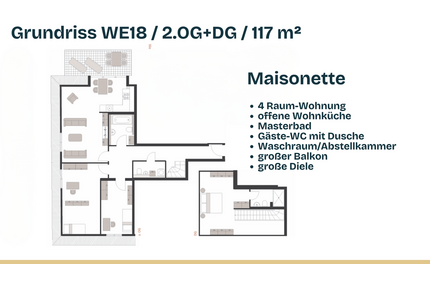 Wohnung zum Mieten in Crimmitschau 1.111,50 € 117 m²