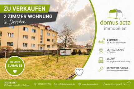 Wohnung zum Kaufen in Dresden 189.000,00 € 62 m²