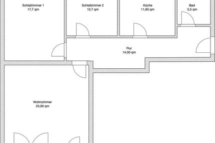 Frisch sanierte 3-Zimmer-Wohnung mit Balkon - Waging am See Fisching