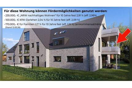 Neubauwohnung im Obergeschoss - modern, hell und durchdacht - Borken