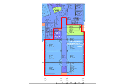 Zentrale Hamburg-Mitte: Heller, abgeschlossener Büroraum 24-26 m² mit Küche