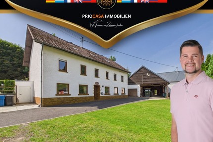 Historisches Anwesen mit 241 m² Wohnfläche & 36.000 m² Grundstück ,54675 Mettendorf ca. 12 min Vianden, 22 min Diekirch, 22 min Echternach