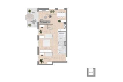 Wohnung zum Mieten in Besigheim 1.480,00 € 96.39 m²