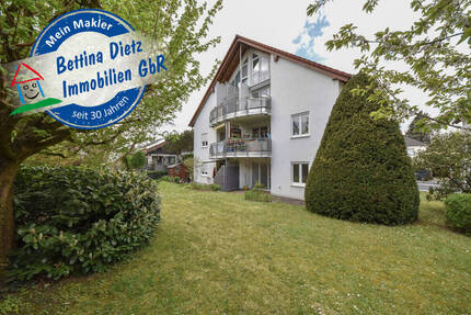 DIETZ: Einzugsbereite 2-Zimmer-Terrassenwohnung, eigener Garten, Einbauküche und Parkplatz! - Dieburg