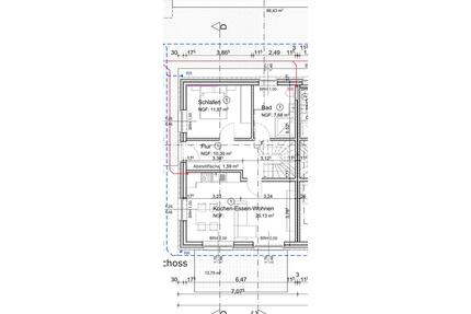 Doppelhaus Hälfte - 1.500,00&nbsp;EUR Kaltmiete, ca.&nbsp; 120,00&nbsp;m&sup2; in Bad Essen (PLZ: 49152)