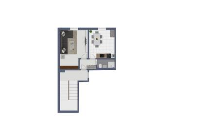 Kapitalanlage PROVISIONSFREI 45qm Wohnung in Ludwigshafen - Ludwigshafen am Rhein Ludwigshafen-Hemshof