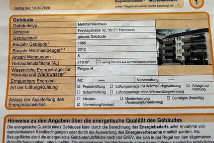 1,5 Zimmer Wohnung, 39,92 m2, top Lage Südstadt Maschsee! - Hannover Bult