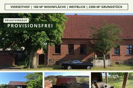 Charmanter Vierseithof mit Weitblick über Felder und Wiesen - Rheinsberg