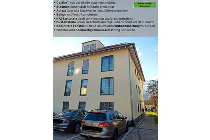 Neuwertige 3 ZKB Wohnung in Fulda (Rangstraße) – provisionsfrei