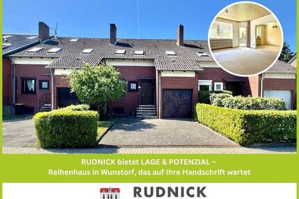 RUDNICK bietet LAGE & POTENZIAL - Reihenhaus in Wunstorf, das auf Ihre Handschrift wartet