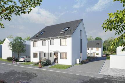 Förderfähige Neubau-Doppelhaushälfte in schönster Lage von Haueneberstein (QNG) - Baden-Baden