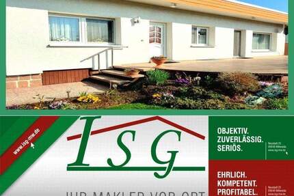 Wohnbungalow mit 2 Garagen, Gartenhaus und traumhaftem Grundstück - Mittweida