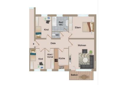Eigentumswohnung 4,5 Zimmer in Dreistiefenbach - Netphen