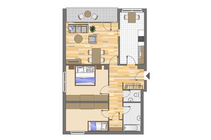 Wohnung zum Mieten in Koblenz 859,00 € 81.75 m²