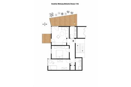 3-Zimmer-Wohnung mit großer Südwest-Terrasse im Vorderen Westen - Kassel Vorderer Westen