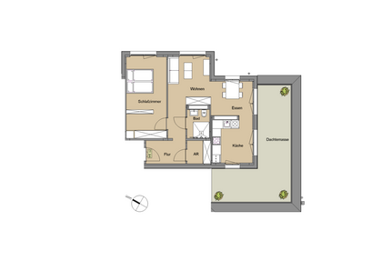 Wohnung zum Mieten in Leverkusen 1.190,00 € 78 m²
