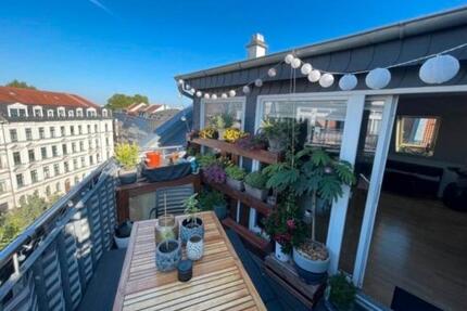 WG Zimmer: Masterbedroom über den Dächern - Leipzig