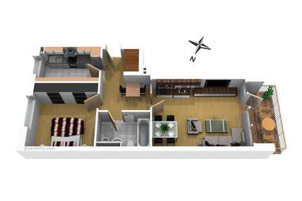Wohnung zum Kaufen in Hamburg 249.000,00 € 56.52 m²