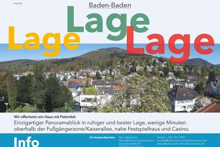 Haus zum Kaufen in Baden-Baden 2.800.000,00 € 350 m²