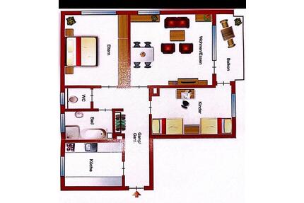 Erdgeschosswohnung 3-Zimmer mit Garage ruhige Top Lage in BC - Biberach an der Riß