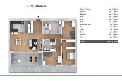 sehr modernes geräumiges Penthouse Stadtmitte Vohenstrauß NEUBAU