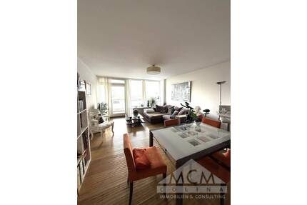 Sehr helle und modernisierte 3-Zi-Wohnung, mit großem Balkon und Weitblick und Garage in Bornheim - Frankfurt