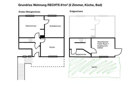 2-Zimmer-Maisonettewohnung - 850,00&nbsp;EUR Kaltmiete, ca.&nbsp; 81,00&nbsp;m&sup2; in Fritzlar (PLZ: 34560)