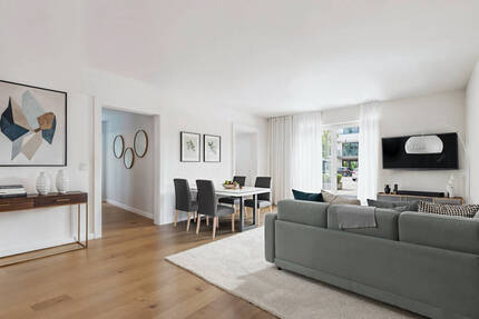 Raum für Leben, Licht und Leichtigkeit - Neubau 3-Zi-Wohnung mit großen Balkon- EH 40 mit QNG Plus - Ascha