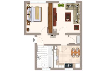 2-Zimmer-Wohnung in Mönchengladbach Bonnenbroich - Geneicken