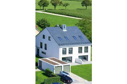 **Moderne, exklusive DHH mit Garage, Stpl. und neuwertiger EBK in Neufahrn-Süd (S1)** - Neufahrn bei Freising