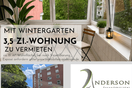 Zu Fuß zur AUDI! Tolle 3,5-Zi.-Wohnung mit Wintergarten, Garage und Aufzug im 4.OG - Ingolstadt