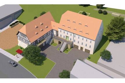 Denkmalobjekt mit 8 Wohneinheiten schlüsselfertig und vermietet übergeben! - Klipphausen Taubenheim