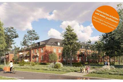 Für Singles oder Paare! 2 Zimmer-Wohnung mit ca. 57m², Terrasse und eigenem Garten - Potsdam Krampnitz