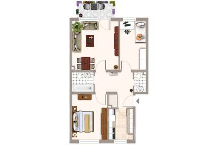 Wohnung zum Mieten in Mönchengladbach 629,00 € 68.9 m²