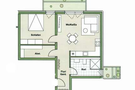 Wohnung zum Kaufen in Bruchsal 259.000,00 € 57.58 m²