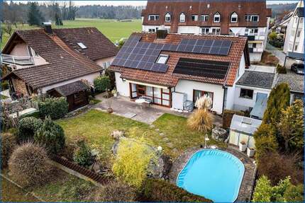 Bezugsfreies 1- Familienhaus in Radolfzell-Böhringen in herrlicher ruhiger Lage mit Pool und Garage. - Radolfzell am Bodensee / Böhringen