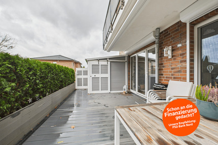 Modernisierte Erdgeschoss-Wohnung mit 4 Zimmern und großer Terrasse - Barsbüttel