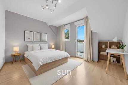 EXKLUSIVES STADTWOHNEN IM GRÜNEN - 4-Zimmer-DG-Wohnung mit Traumterrasse - Offenbach am Main