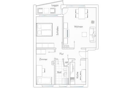Sanierte 3 Zimmerwohnung in toller Lage - Lübeck Sankt Lorenz Nord