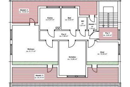 3-Zimmer-Dachgeschosswohnung in Erlangen-Büchenbach – ab Mai