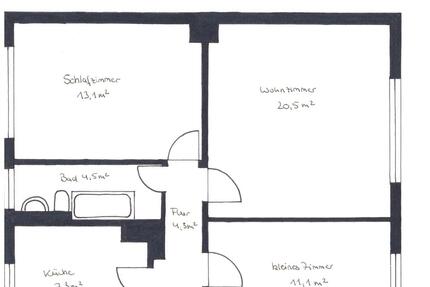 61 m², bezugsfertig, zentral gelegen in ABG - Altenburg