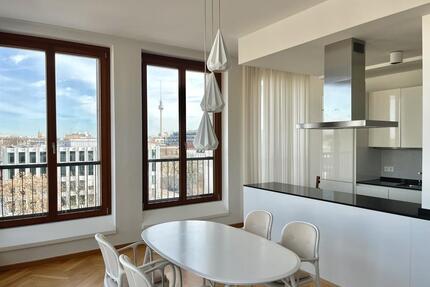 Möblierte Penthousewohnung über den Dächern von Berlin-Mitte