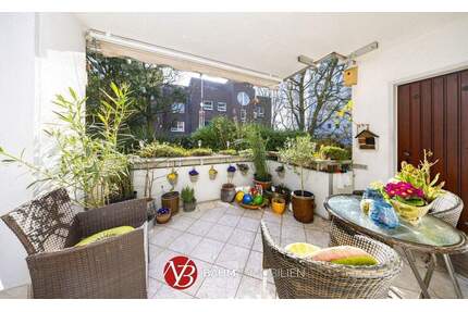 2-Zi.-Hochparterre-Wohnung mit Loggia, Einbauküche und Einzelgarage in Meerbusch-Büderich - Meerbusch / Büderich