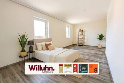 Hochwertig saniert: Traumhaft helle Wohnung mit Garten & Terrasse | Tageslichtbad & Fußbodenheizung! - Schönwölkau Gollmenz