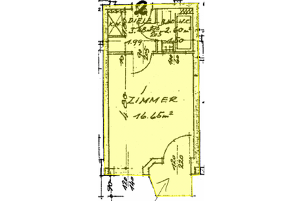 Wohnung zum Kaufen in München 450.000,00 € 23 m²