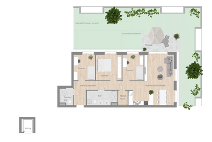 Wohnung zum Mieten in Besigheim 1.415,00 € 103.75 m²