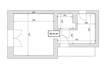 Zentrale möblierte 1- Zimmer-Erdgeschosswohnung - Kulmbach Blaich