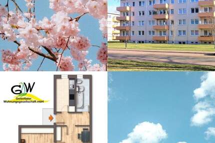 Gemütliche, tapezierte 2-Raum-Wohnung im Geiseltal - Braunsbedra