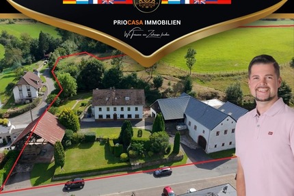 Historisches Anwesen mit 241 m² Wohnfläche & 36.000 m² Grundstück ,54675 Mettendorf – ca. 12 min Vianden, 22 min Diekirch 22 min Echternach